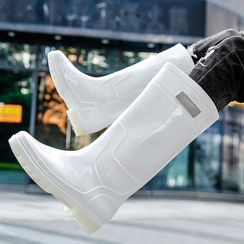 New Men Rain Boots High Rain B - Car Shampoo Ph 评论和价格