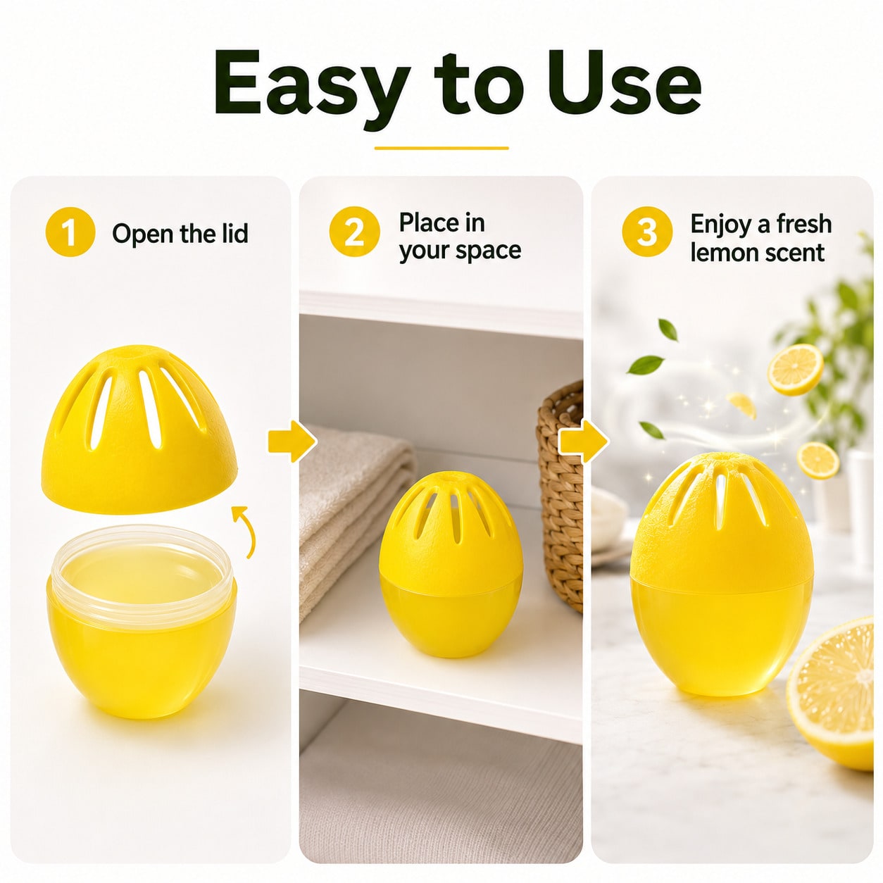 Lemon Fresh Deodorizer Egg, Lo - Odor Eliminator Car 评论和价格
