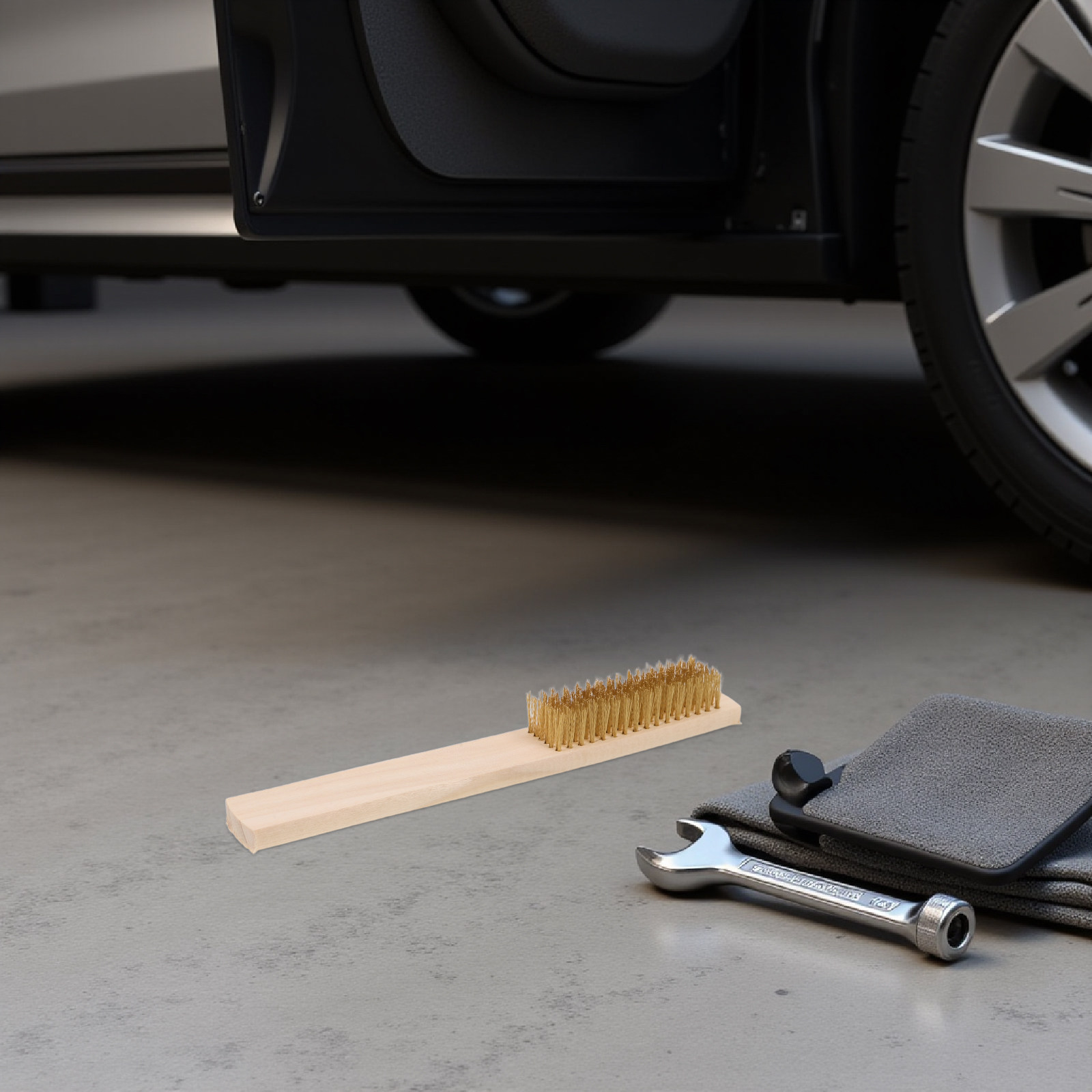 2Pcs Copper Wire Brush for Car - Car Cleaning Brush 评论和价格