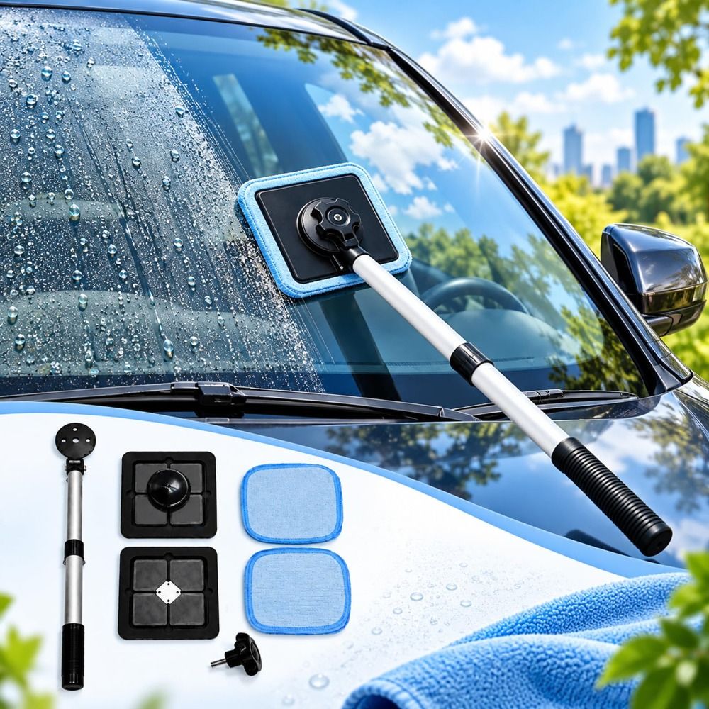 Extendable Handle Windshield C - Glass Cleaner Streak 评论和价格