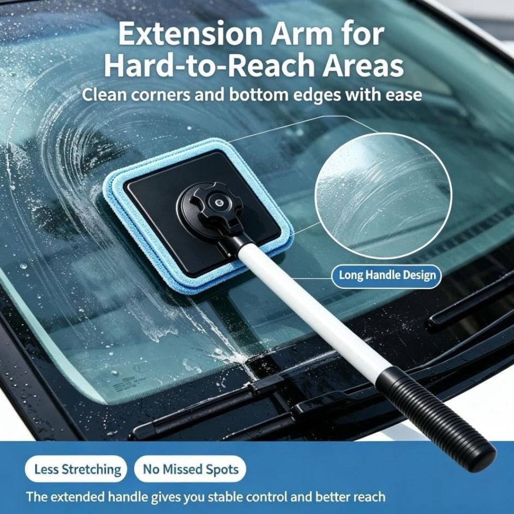 Extendable Handle Windshield C - Glass Cleaner Streak 评论和价格