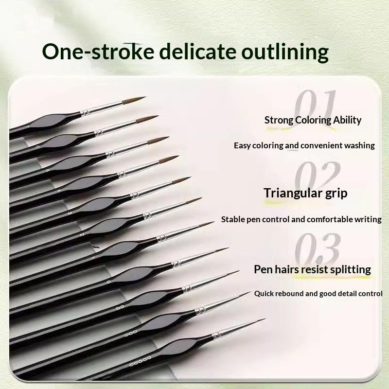 【B】Professional Miniature Pain - Detailing Brush Set 评论和价格
