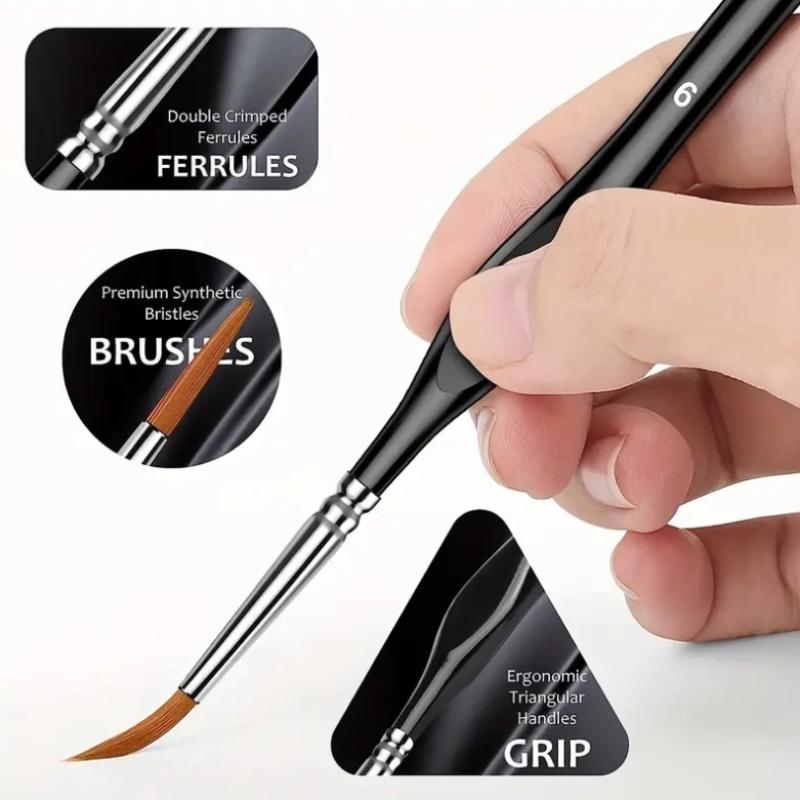 【B】Professional Miniature Pain - Detailing Brush Set 评论和价格