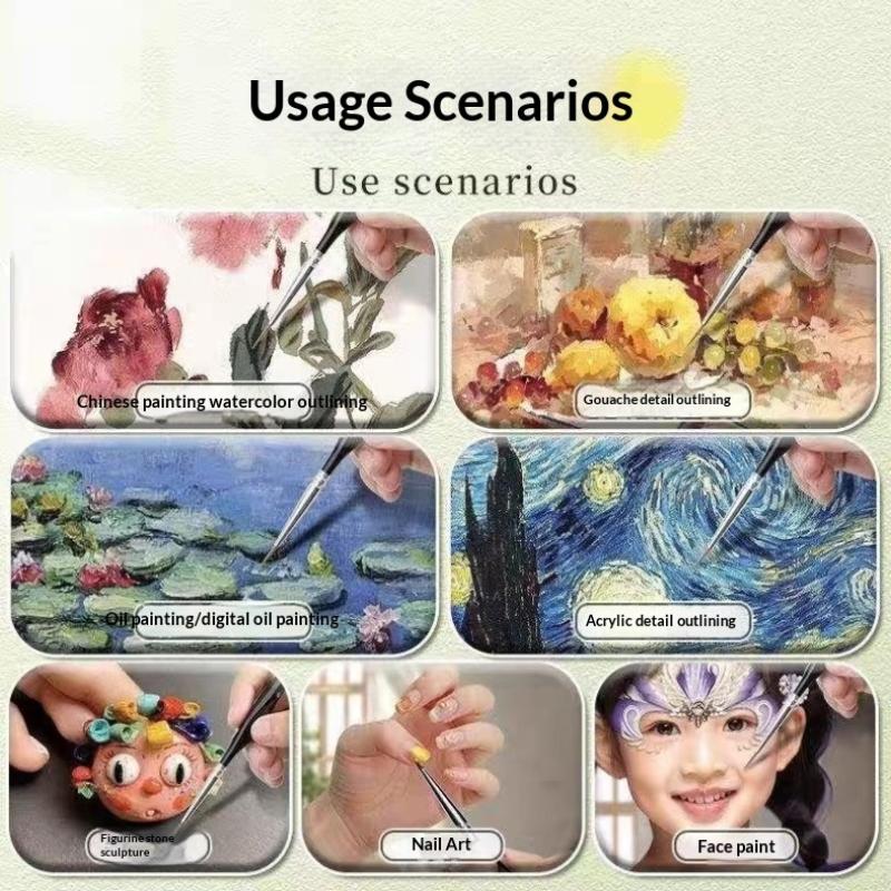 【B】Professional Miniature Pain - Detailing Brush Set 评论和价格