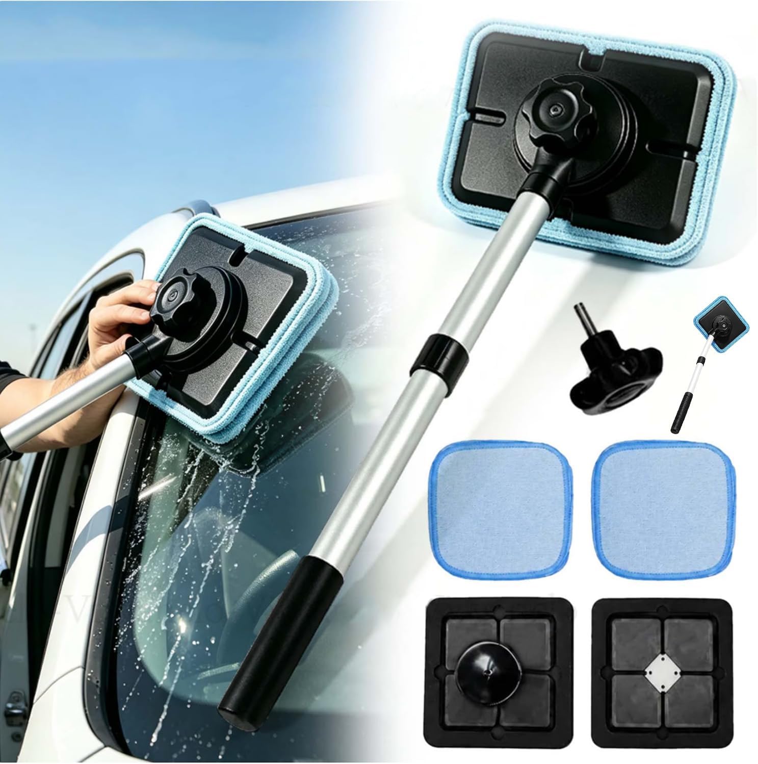 2026 Dual Magnetic Car Windshi - Glass Cleaner Streak 评论和价格